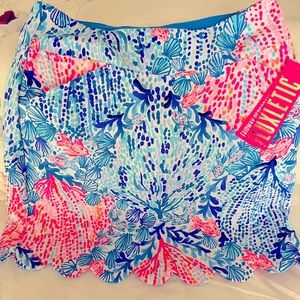 Lilly Pulitzer Luxletic Monica Scallop Skort